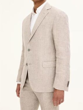 Men's Slim Fit Linen Suit